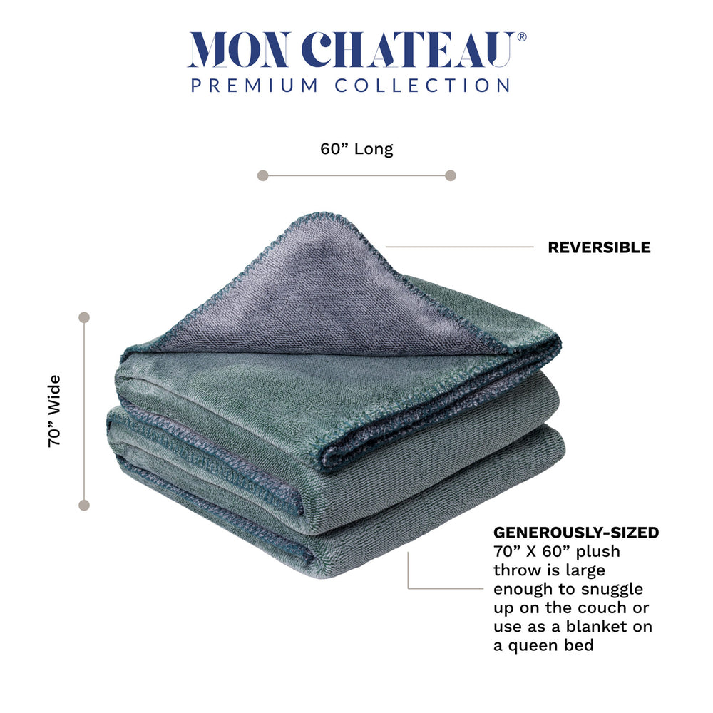 The Fireside Mélange Throw - Sagewood