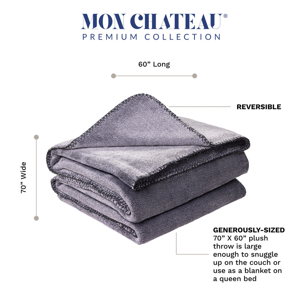 The Fireside Mélange Throw - Moonstone