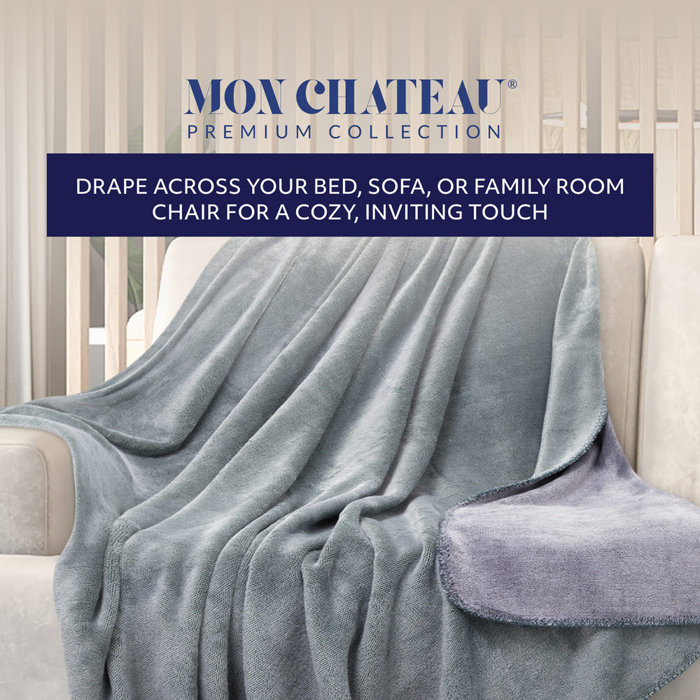 The Fireside Mélange Throw - Sagewood