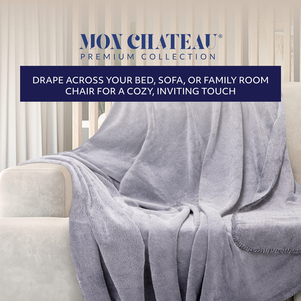 The Fireside Mélange Throw - Moonstone