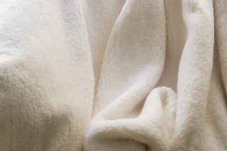Printed Luxe Faux Fur Sherpa Throw