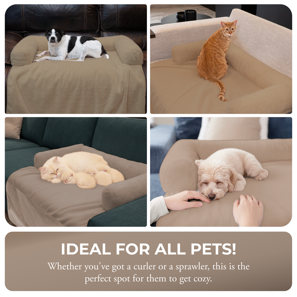Waterproof Couch Cover for Pets - Taupe