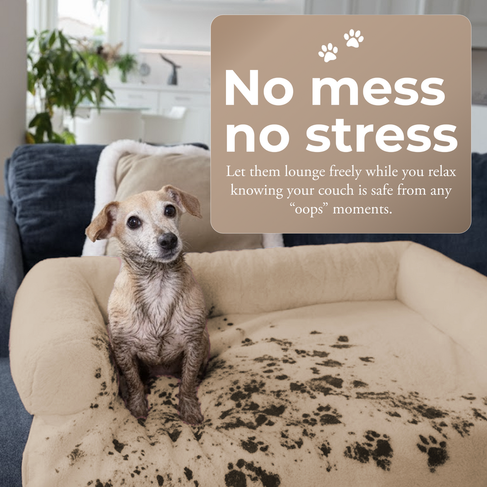 Waterproof Couch Cover for Pets - Taupe