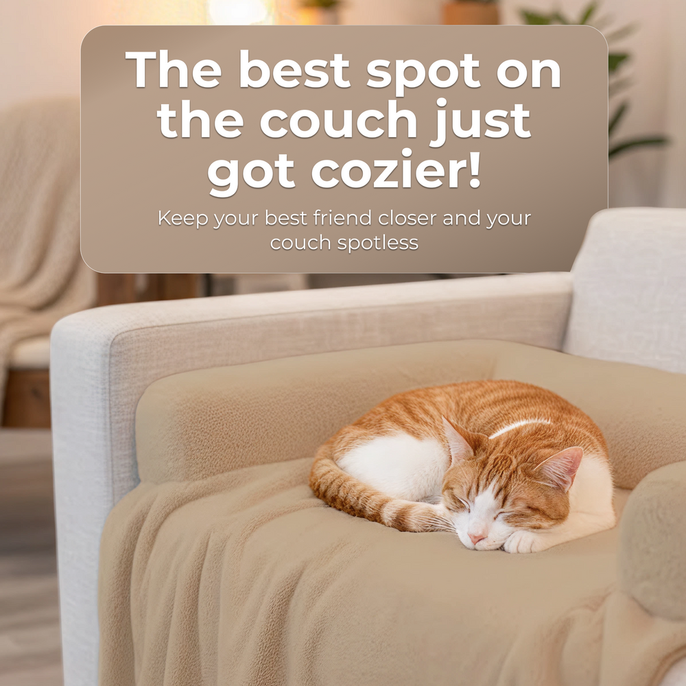 Waterproof Couch Cover for Pets - Taupe