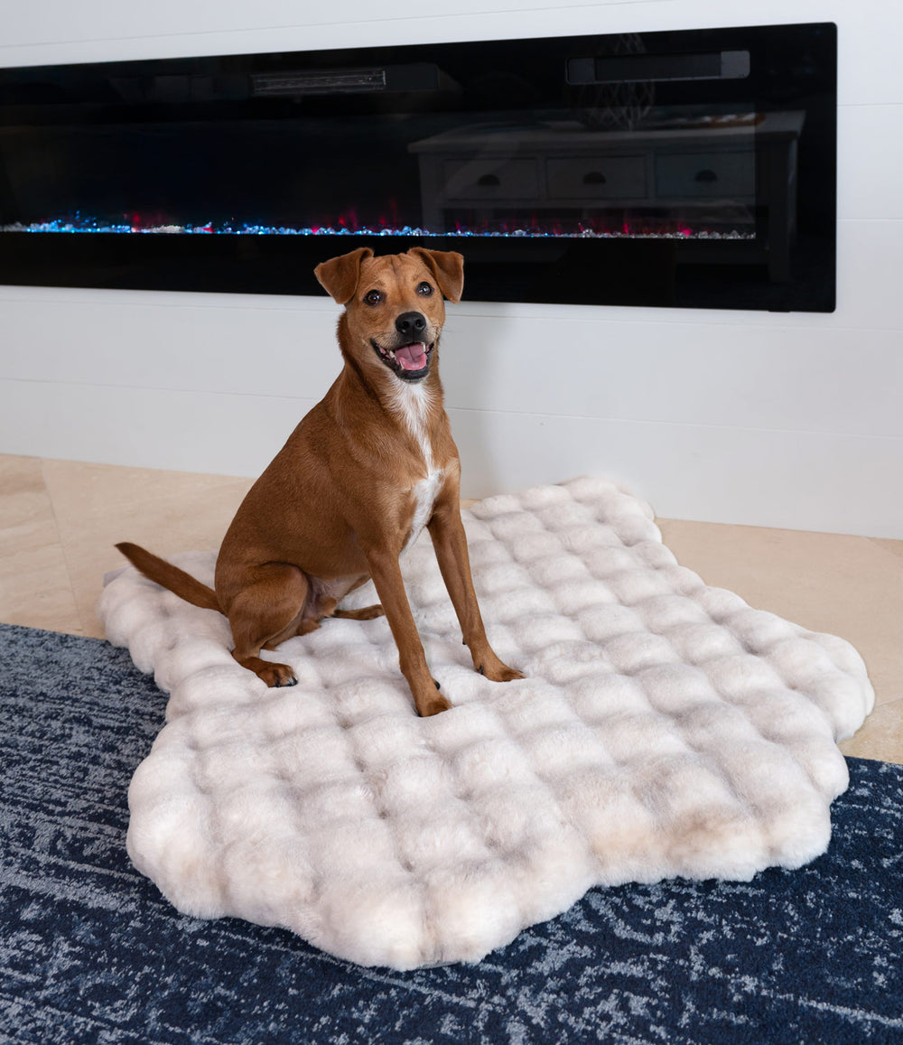 Faux Fur Bubble Mat