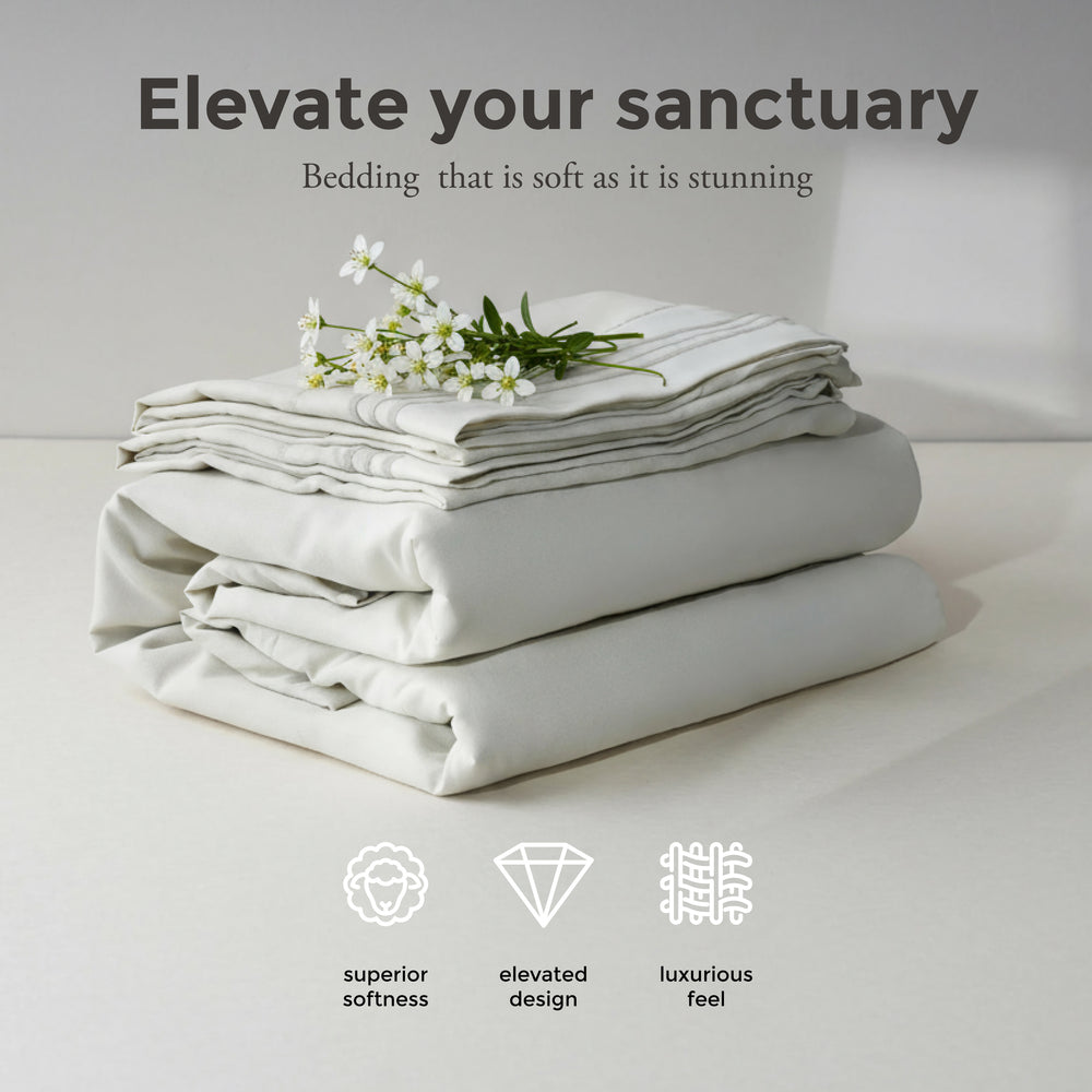 Triple Stripe 4PC Sheet Set - Hearthstone