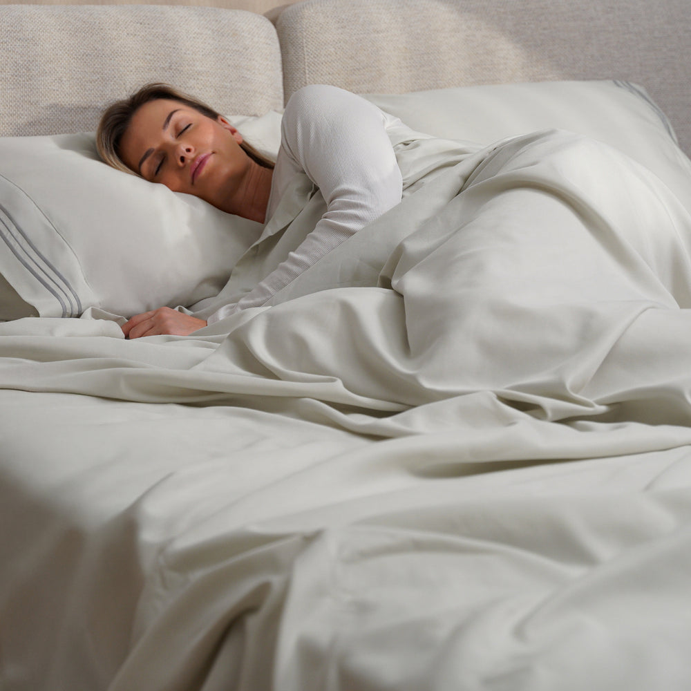 Whisper 4-Piece Sheet Set - Fogstone