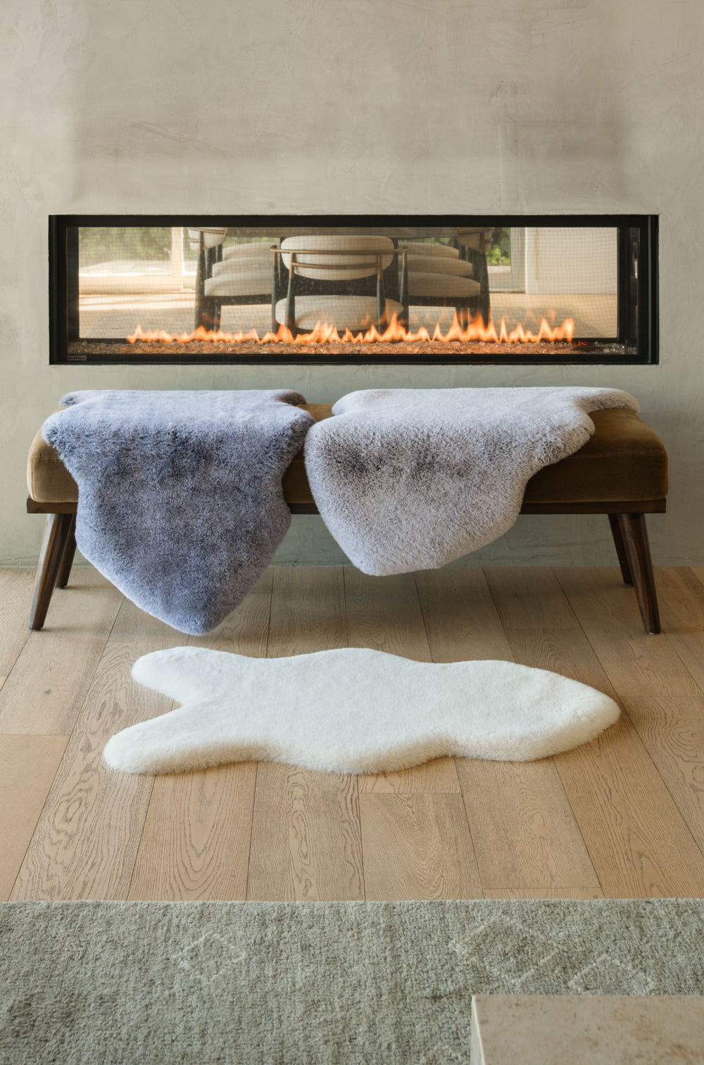 Small Faux Fur Rug