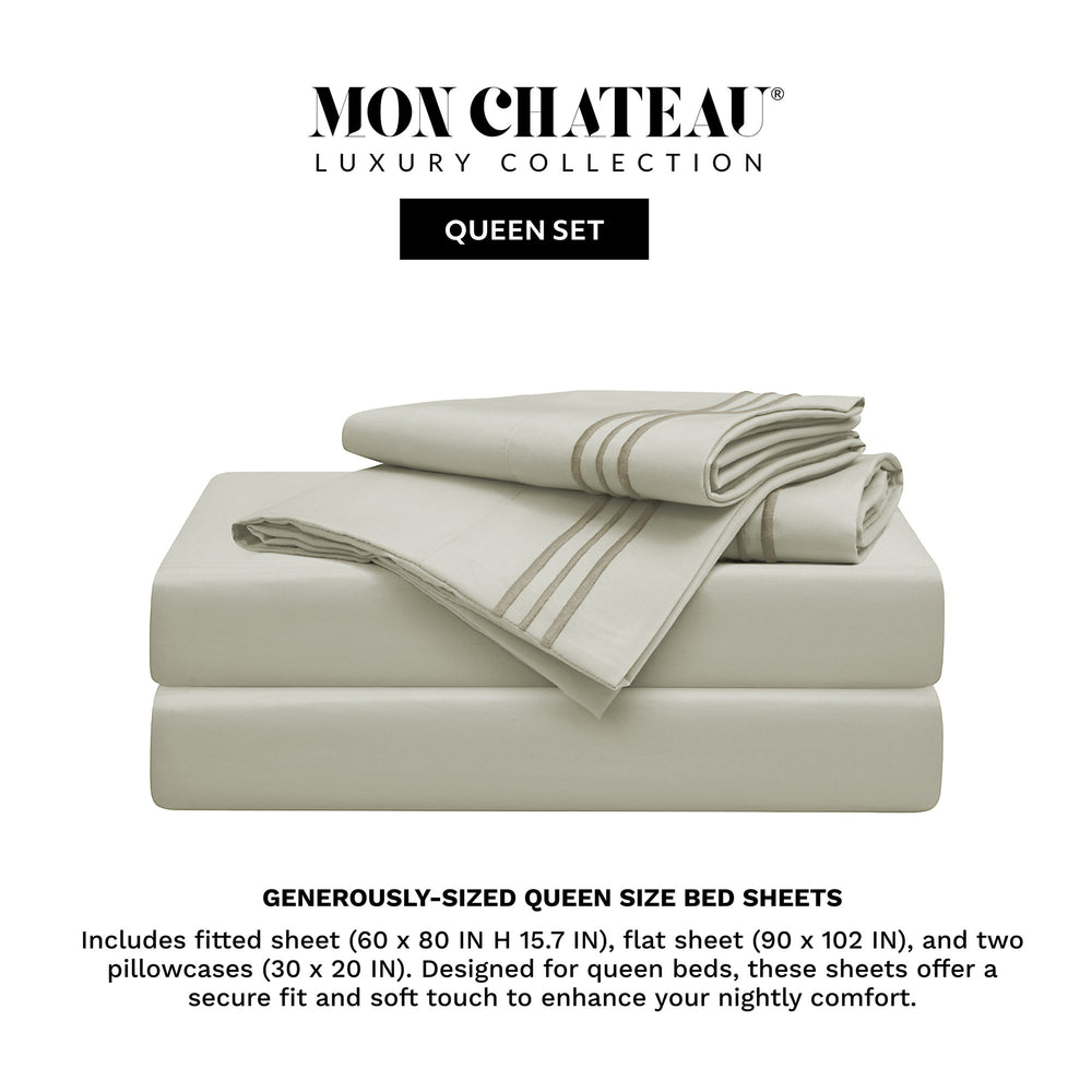 4PC Sheet Set – Warm Grey