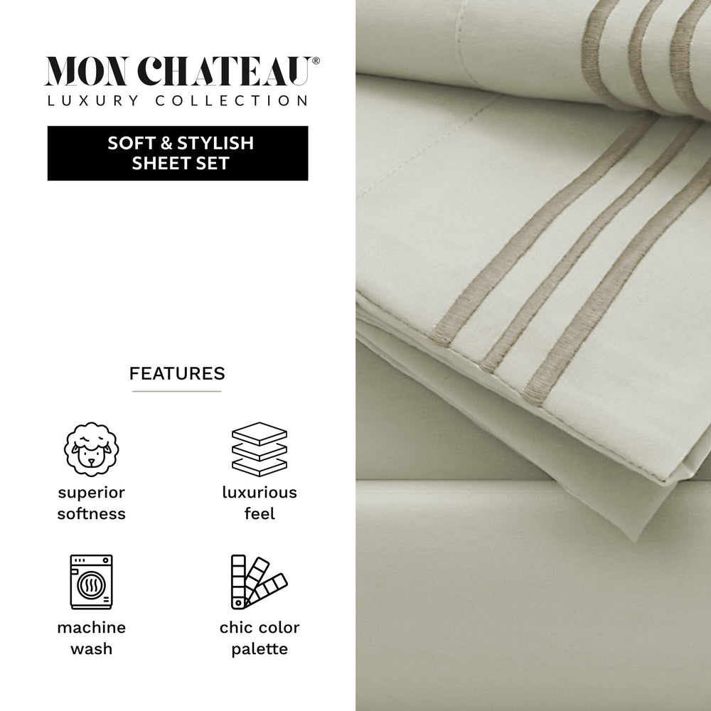 4PC Sheet Set – Warm Grey