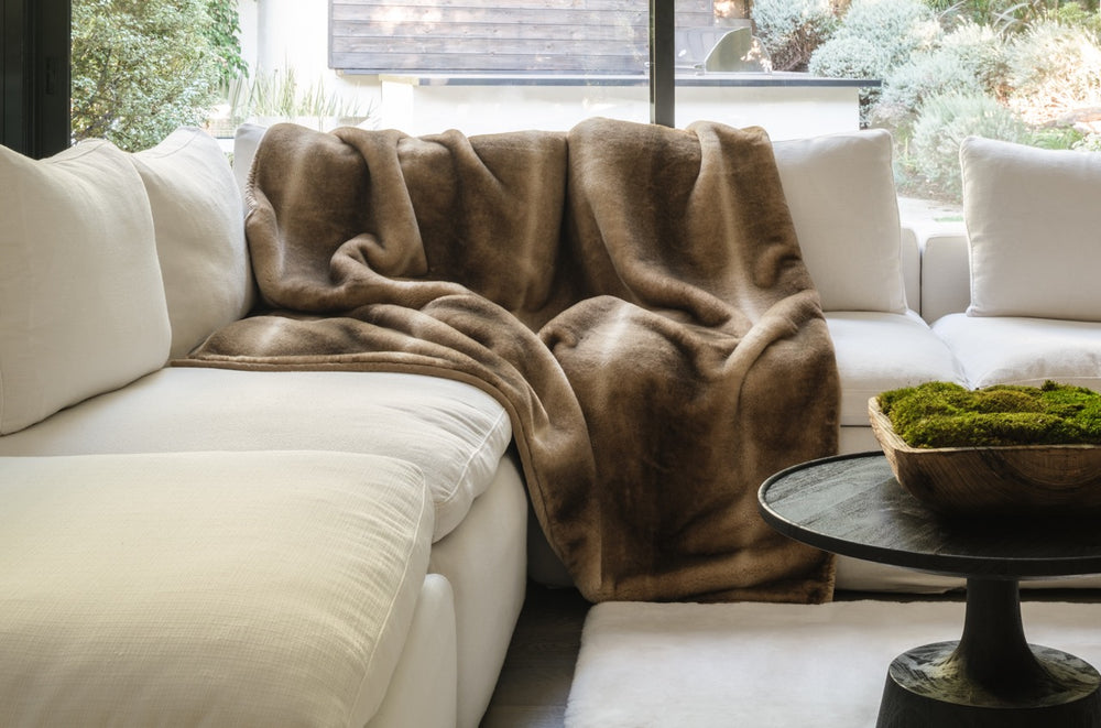 Luxe Kodiak Faux Fur  Throw