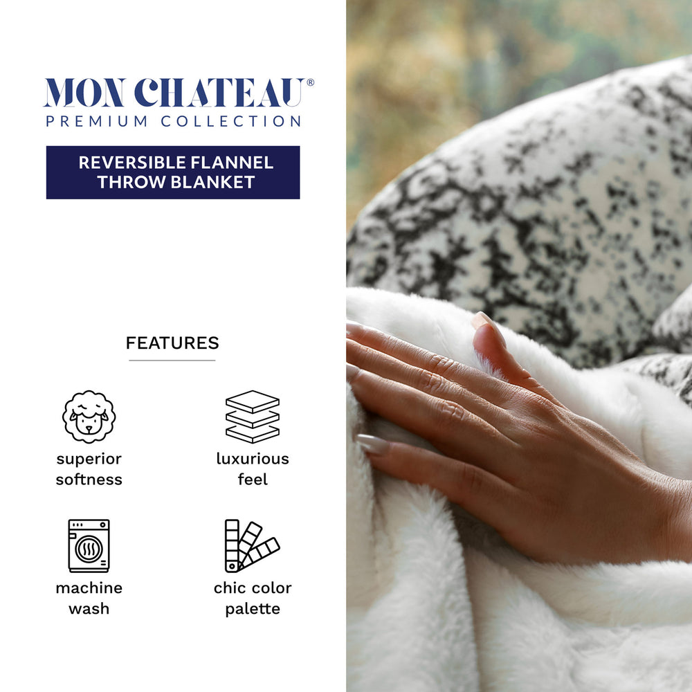 Ultra Plush Flannel Throw - Abstract Print
