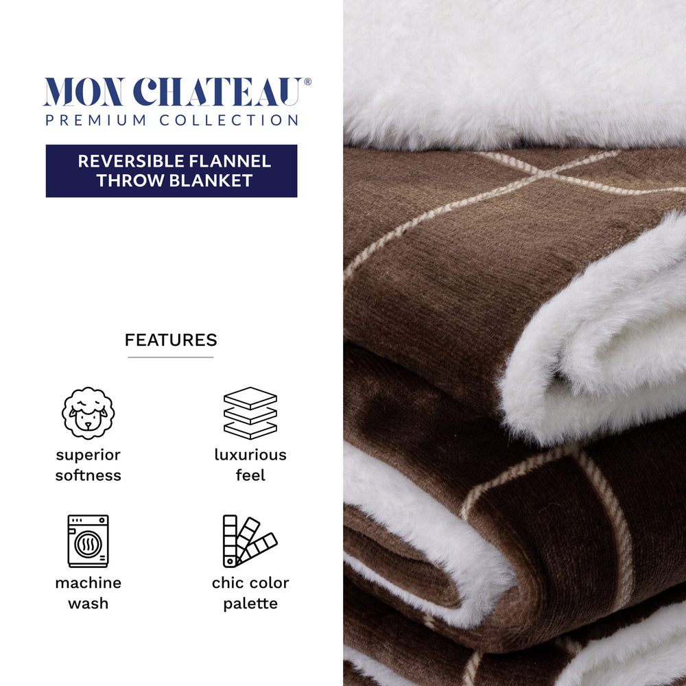 Ultra Plush Flannel Throw -  Plaid