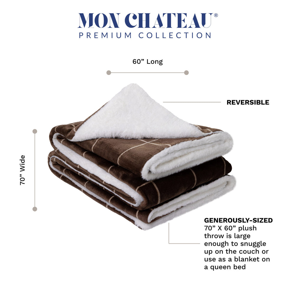Ultra Plush Flannel Throw -  Plaid
