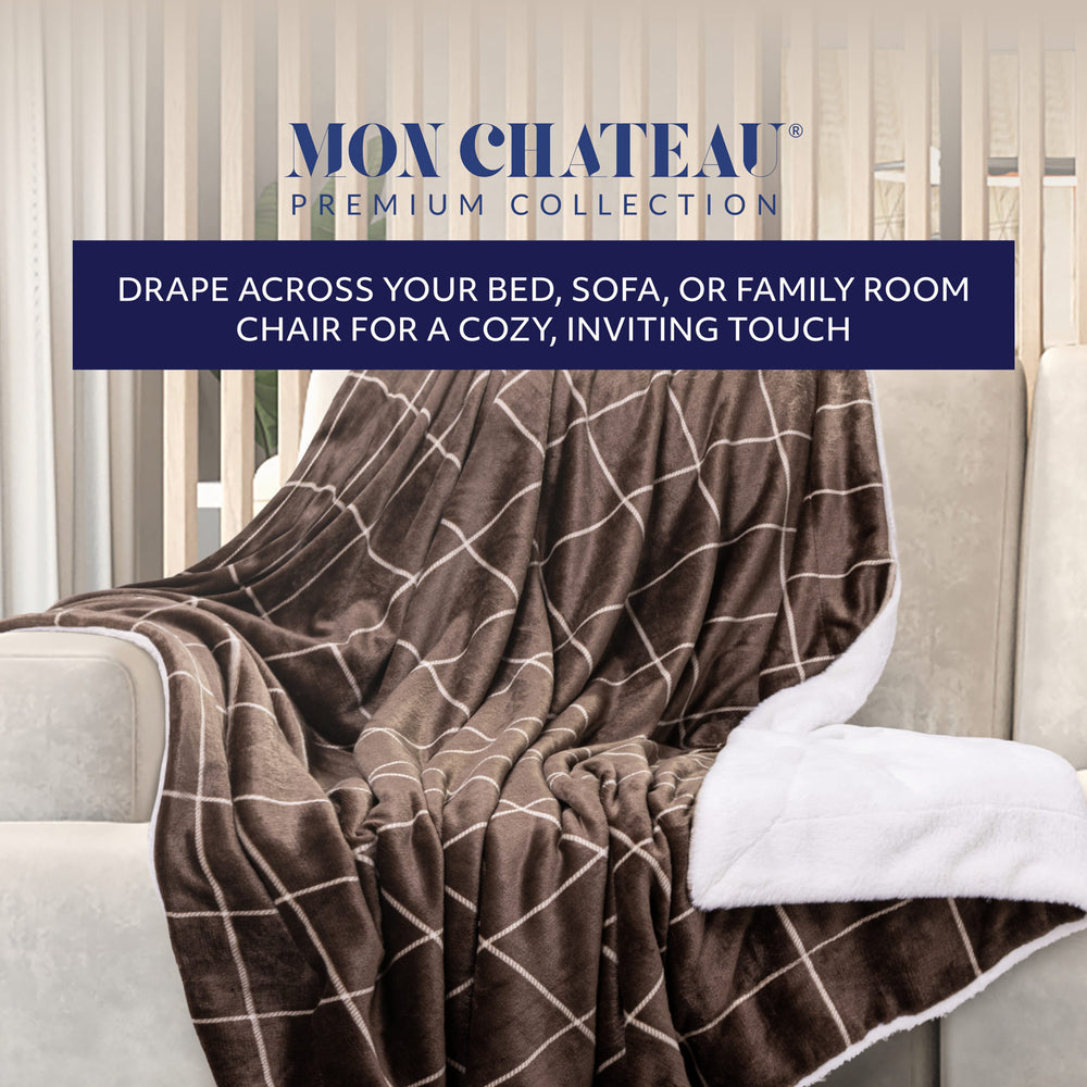 Ultra Plush Flannel Throw -  Plaid