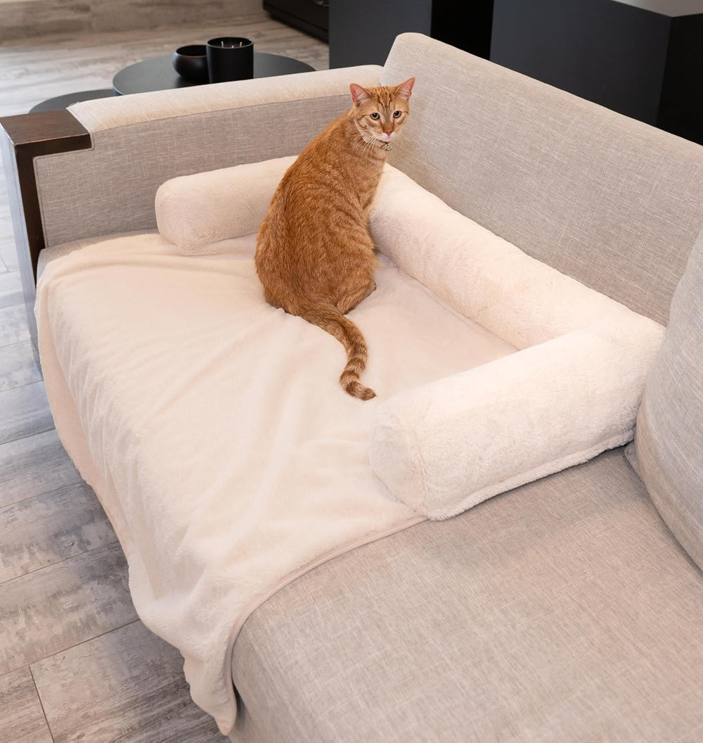 Waterproof Couch Cover for Pets - Ivory