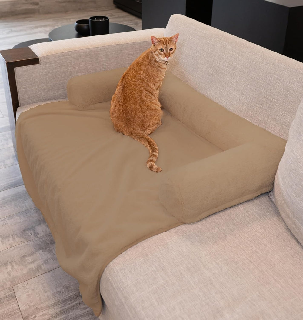 Waterproof Couch Cover for Pets - Taupe